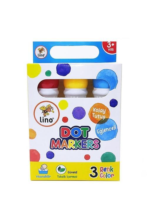 Lino Dot Markers 3'Lü Yıkanabilir