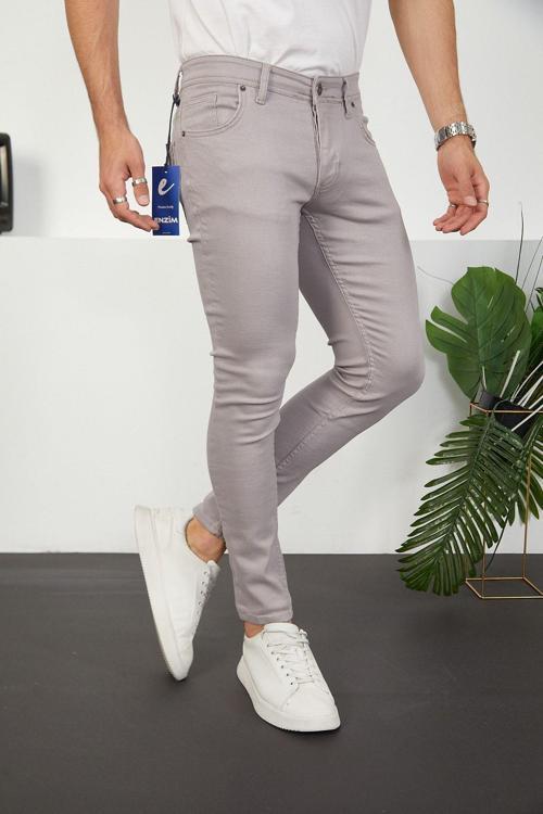 Likralı Süper Esnek Skinny Fit Jeans Kot Pantolon