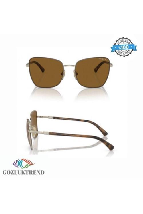 Kadın Güneş Gözlüğü Havana Ön Kısım/Soluk Altın Rengi 4277Sb 507883 56 18 140