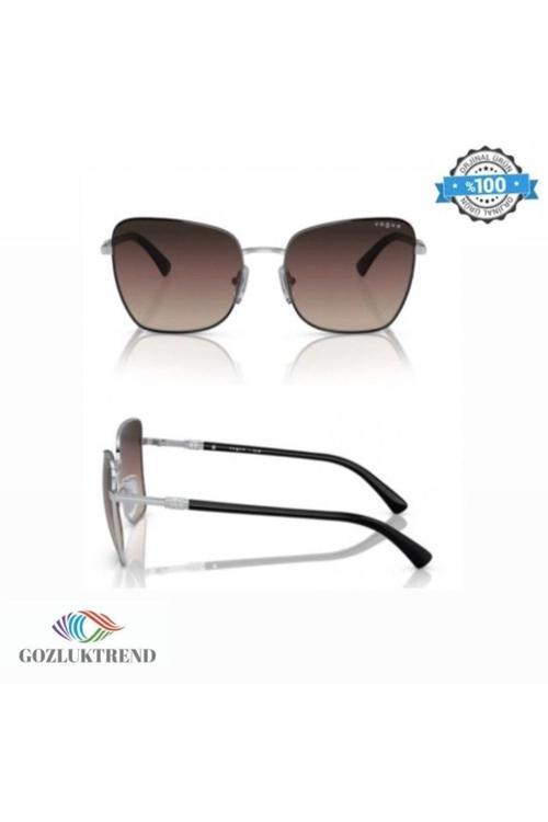 Kadın Güneş Gözlüğü Siyah Ön Kısım /Gümüş Rengi 4277Sb 352/E2 56 18 140