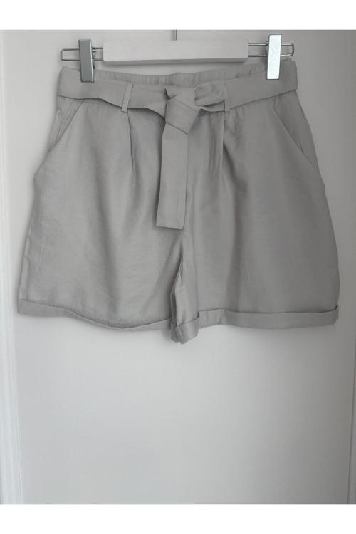 Modal Kumaş Kuşaklı Şort