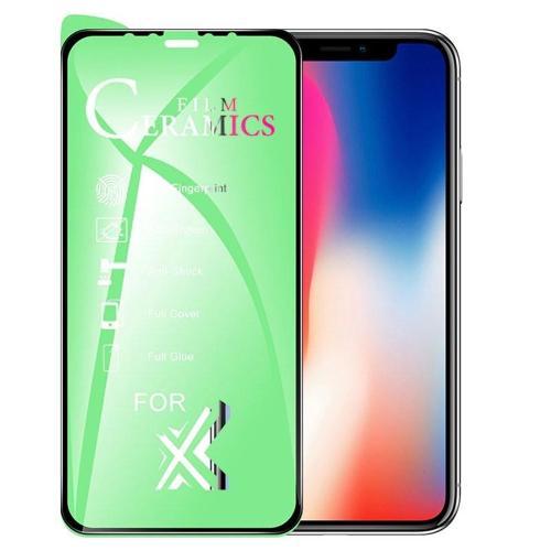 Apple iPhone XS 5D Mat Seramik Tam Kaplayan Ekran Koruyucu Cam