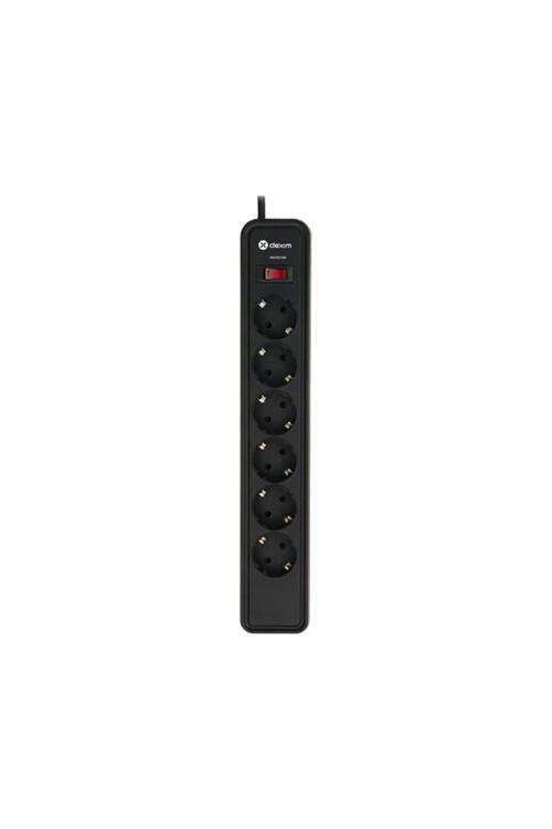Akım Korumalı Priz 6'lı, 1,8 Metre, Anahtarlı, Dcp006