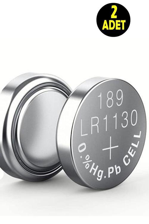 2 Adet Alkaline 189 V10Ga Lr54 Ag10 Sr Lr 1130 389 Düğme Pil (Terazi-Saat-Baskül Pili)
