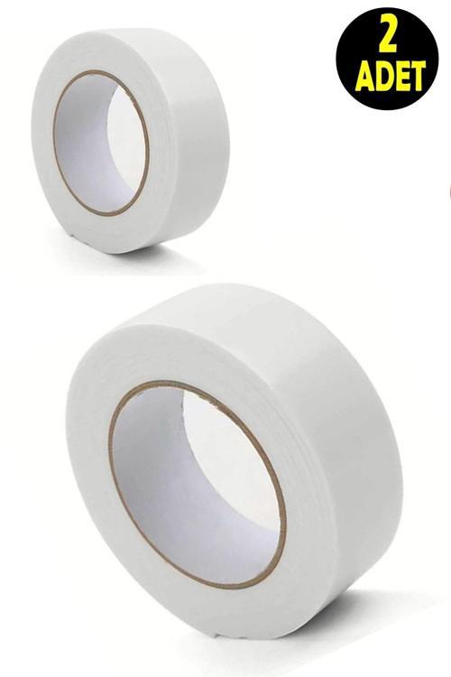 2 Adet Çift Taraflı Yapıştırma Köpük Bantı (18Mmx2Mt)-Tablo Asmak Şerit Led Montaj Yapıştırıcı Bandı