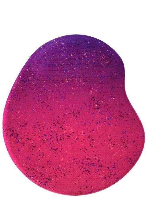 Oval Renkli Desenli Bilek Destekli Kaymaz Taban Bilgisayar Notebook Mouse Pad -Mausa Pad