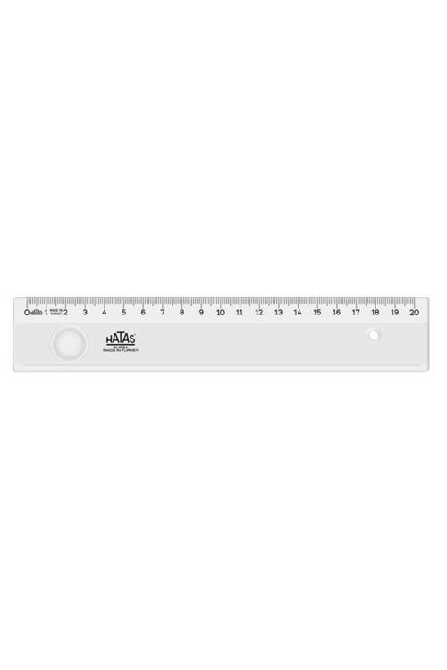 Mercekli Geniş Büro Cetveli 20 Cm 00151