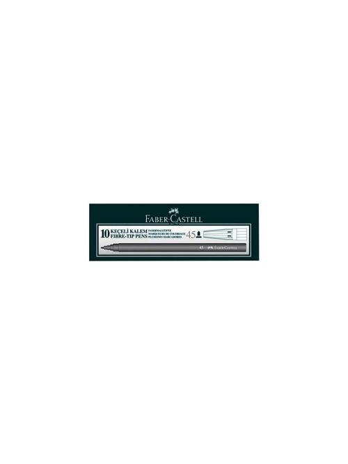 Faber-Castell Keçeli Kalem Siyah 5061 155002 (10 Lu Paket)