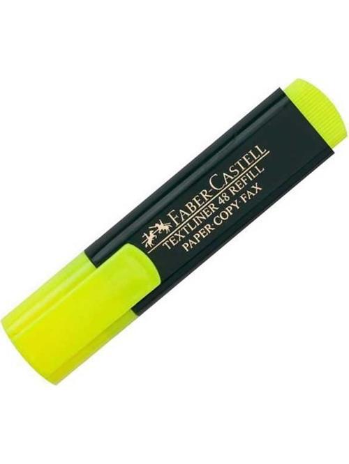 Faber-Castell Fosforlu Kalem (İşaret Kalermi) Sarı 15 48 07 (10 Lu Paket)