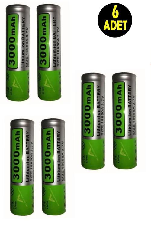 6 Adet 3000 Mah Ni Mh Aa Şarj Edilebilir 1.2 Volt Standart Tip Kalem Pili (Şarjlı Kumanda Pili)