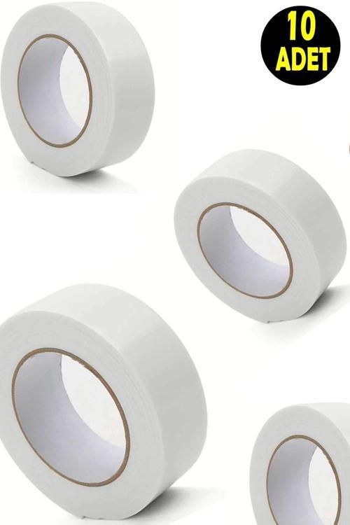 10 Adet Çift Taraflı Yapıştırma Köpük Bantı(18Mmx2Mt)-Tablo Asmak Şerit Led Montaj Yapıştırıcı Bandı