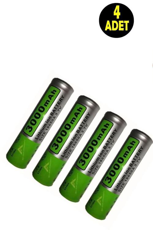 4 Adet 3000 Mah Ni Mh Aa Şarj Edilebilir 1.2 Volt Standart Tip Kalem Pili (Şarjlı Kumanda Pili)