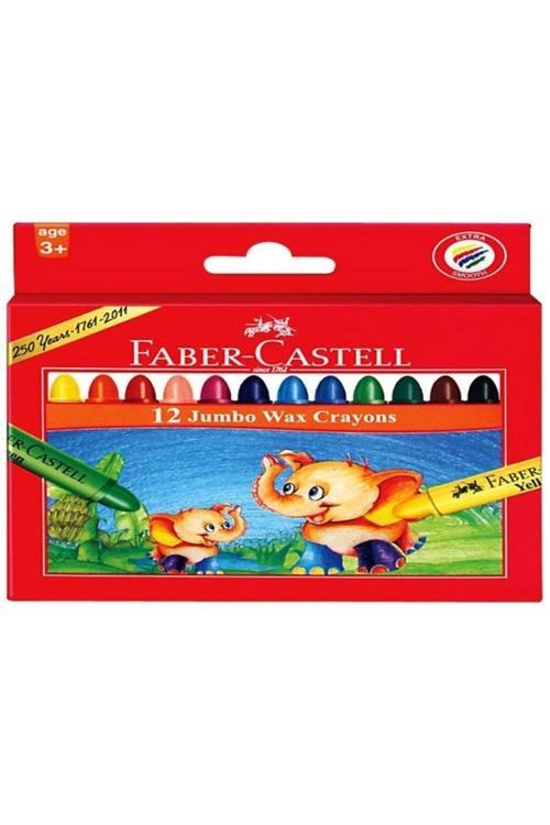 Faber-Castell Süper Yıkanabilir Mum Boya 12 Renk 5281120040