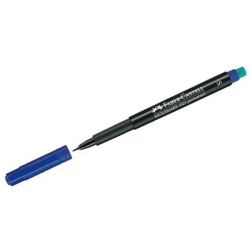 Faber-Castell Asetat Kalemi Permanent S Seri Mavi 15 23 51 (10 Lu Paket)