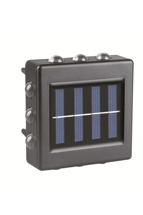 Güneş Enerjili Dekoratif Gece Bahçe Ve Solar Çim Yer Duvar Aydınlatma Lambası Armatürü 8.5 X 8.5 Cm