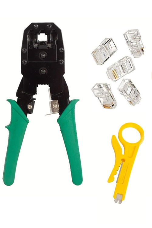 Internet Data Telefon Kablosu Jack Sıkma Çakma Pensesi Rj45 Rj9 Rj11 Rj 45 Rj-45