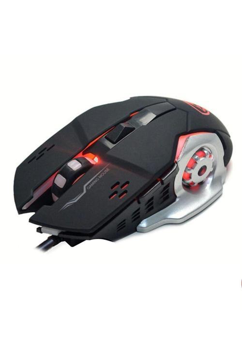 Led Işıklı 6D Gaming Tip Kablolu Mouse Bilgisayar Faresi Notebook Pc Windows  Uyumlu Oyuncu Mause