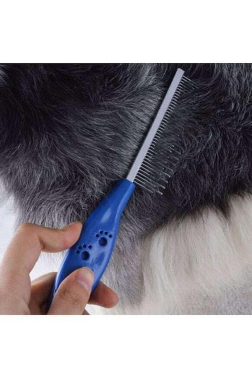Kedi Köpek Tüy Açma Tarağı Kıtık Açıcı Bakım Tarağı Metal