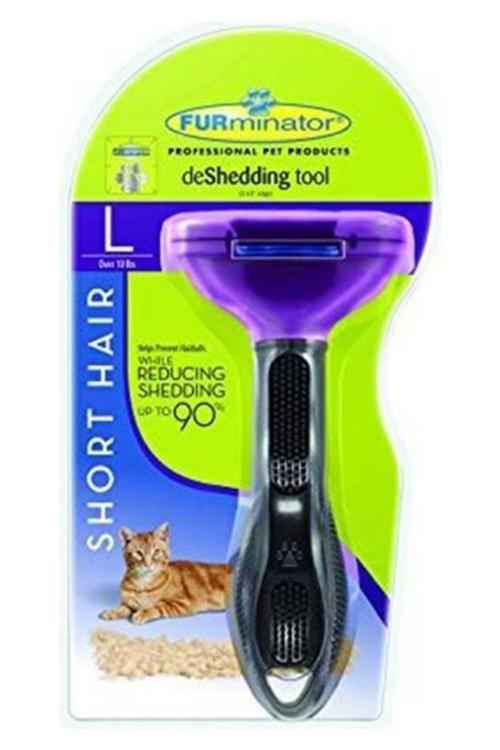 Furminatör Short Hair Cat Kısa Tüylü Kedi Tarağı L