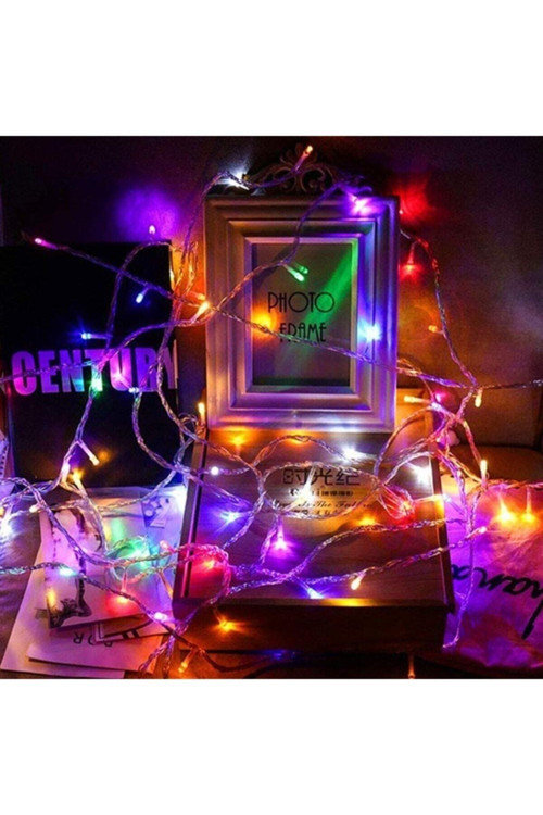 10 Metre 100 Ledli Fişli Led Işık Çok Renkli Dekor Lambası Yılbaşı Ağacı Işığı Rgb Organizasyon
