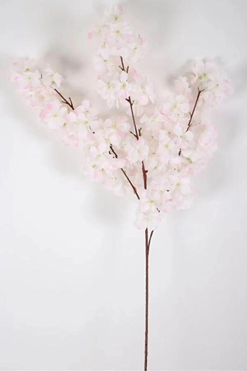 Yapay ÇiçekACIK PEMBE  Bahar Dalı Japon Kiraz Çiçeği 90 Cm