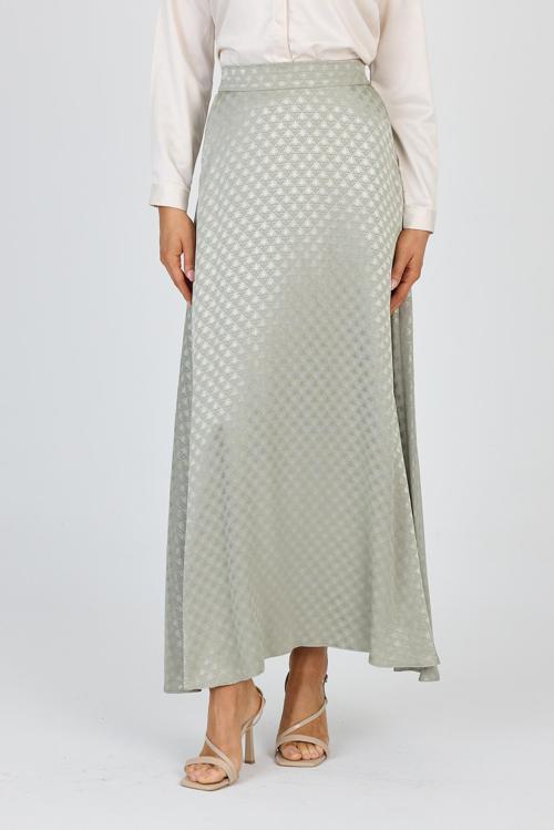 Monogram Desenli Çağla Etek ETK-0174
