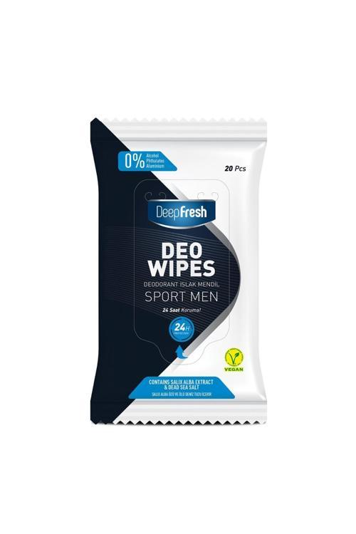 Deodorant Islak Mendil Sport Men 20 Yaprak