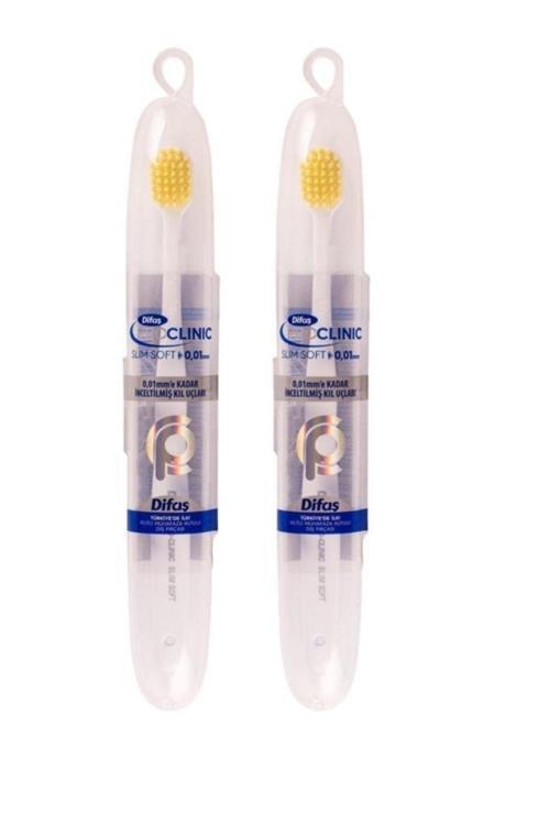 Pro-clinic Slim Soft 2 Adet Diş Fırçası Seyahat Kutulu 0,01 Mm