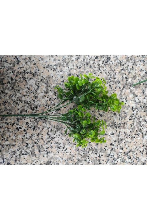 1 ADET  MİNİK YAPRAKLI YEŞİL  YAPAY ÇİÇEK EV DEKORASYON ARANJMAN DEKOR BALKON 30 CM