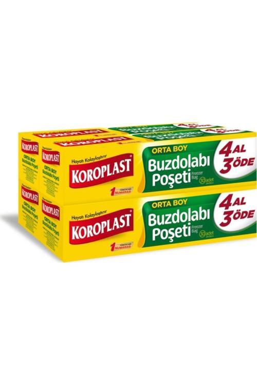 Buzdolabı Poşeti 4 Al 3 Öde Orta Boy 120 Adet