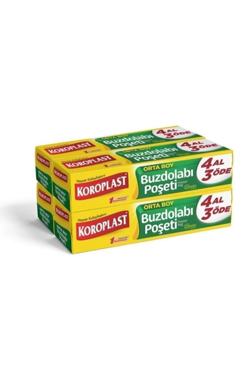 Buzdolabı Poşeti Orta Boy 80'li 24 x 38 cm