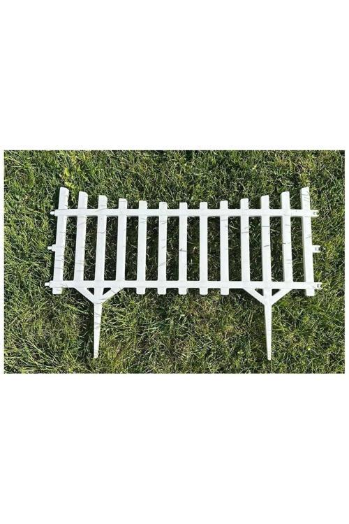 Yeni Tasarım Mini Bahçe Çiti Dekoratif Esnek Plastik Çit Peyzaj Koruma Panel Çit 58-36 Cm 1 Adet