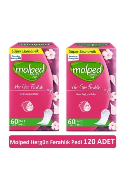 Her Gün Ferahlık Günlük Ped 60'lı X 2 Paket