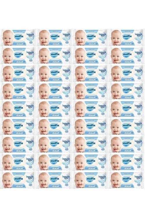 Islak Havlu Mendil İzotonik Hassas Ciltler 36 Lı Set 60 Yaprak Plastik Kapaklı