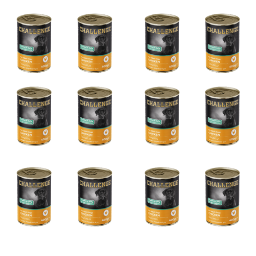Tavuklu Yetişkin Köpek Konservesi 400 gr (12 Adet)