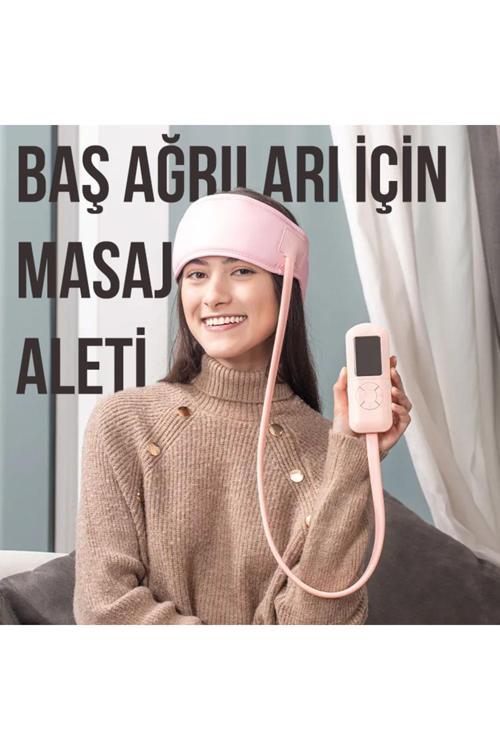 Baş Ağrıları Için Profesyonel Masaj Aleti Gri