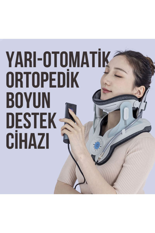 Boyun Masaj Cihazı Yarı Otomatik&Kumandalı Ortopedik Boyunluk//Boyun Fıtığı//