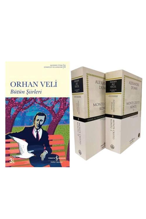 Bütün Şiirleri - Orhan Veli Kanık - Monte Cristo Kontu - 2 Kitap Takım - Alexandre Dumas
