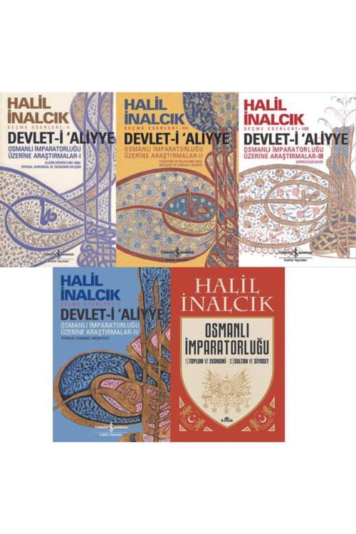 Halil Inalcık Devleti-İ Aliyye 1-2-3-4- Osmanlı Imparatorluğu 5 Kitap Set