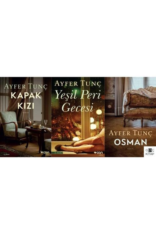 Ayfer Tunç Kapak Kızı Üçlemesi 3 Kitap Set Yeşil Peri Gecesi Osman