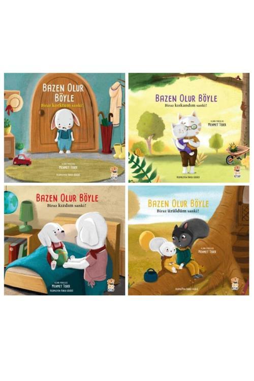 Sincap Kitap Bazen Olur Böyle Serisi 4 Kitap Set / Biraz Korktum Sanki-Biraz Kıskandım Sanki -Kızdım-Üzüldüm