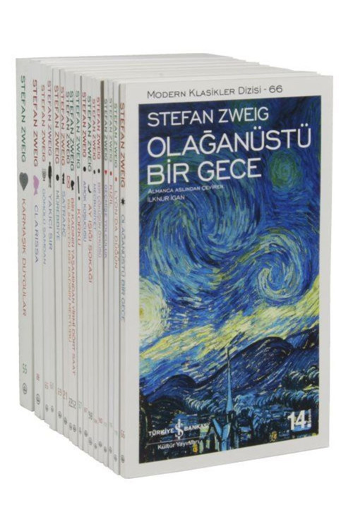 İş Bankası Stefan Zweıg Kitapları 24 Kitap Set & Modern Klasikler Dizisi
