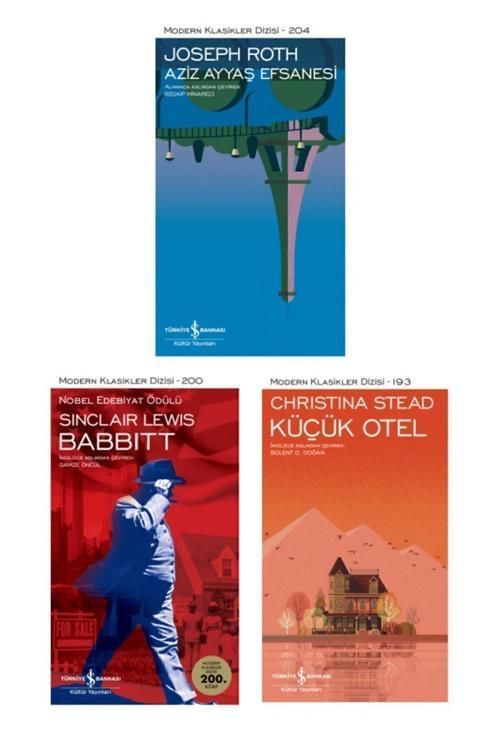 Aziz Ayyaş Efsanesi+Babbitt+Küçük Otel 3 Kitap Set