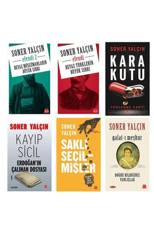 Soner Yalçın 6 Kitap Set(Kara Kutu, Saklı Seçilmişler, Efendi 1 Ve 2, Kayıp Sicil, Galat-I Meşhur)