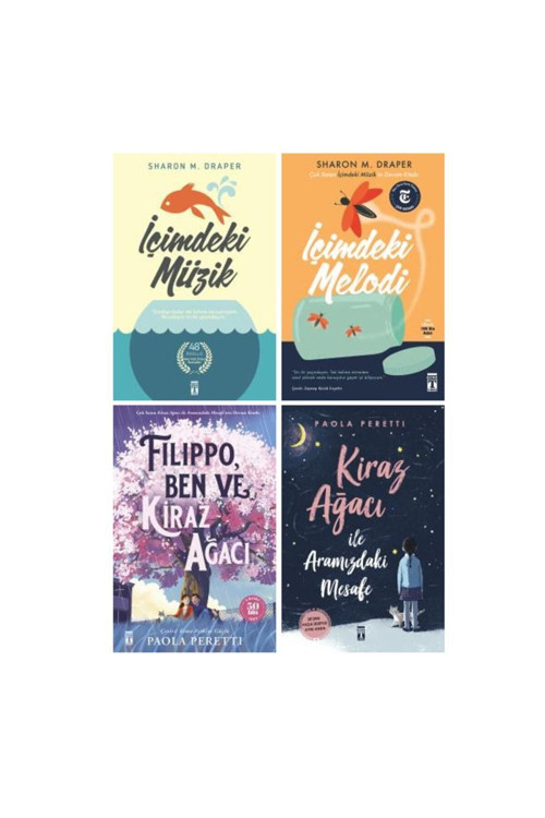 Içimdeki Müzik+İçimdeki Melodi+Kiraz Ağacı Ile Aramızdaki+Filippo Ben Ve Kiraz Ağacı 4 Kitap Set