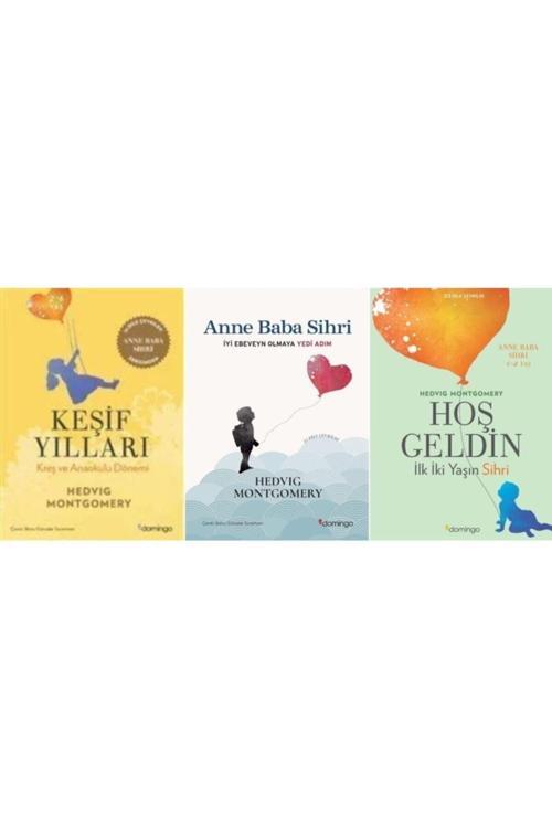 Keşif Yılları + Anne Baba Sihri + Hoş Geldin 3 Kitap Hedvig Montgomery Set