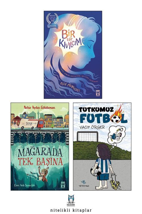 Timaş Yayınları Bir Tür Kıvılcım/Elle Mcnicoll - Mağarada Tek Başına - Tutkumuz Futbol