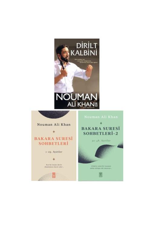 Timaş Yayınları Nouman Ali Khan 3 Kitap Set / Dirilt Kalbini - Bakara Suresi Sohbetleri 1-2