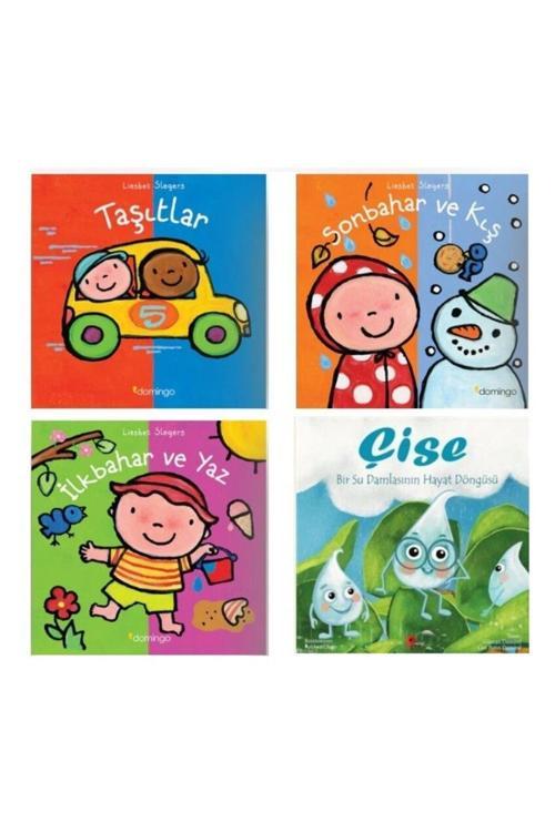Dünyamı Keşfediyorum Serisi-İlkbahar Ve Yaz - Sonbahar Ve Kış-Taşıtlar+Çise Hikaye Kitabı Hediye