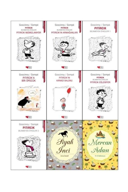 Pıtırcık Bilinmeyen Öyküler ( 7 Kitap) + Mercan Adası Ve Siyah İnci Hediye
